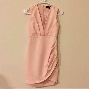 Blush pink Lulu’s bodycon dress